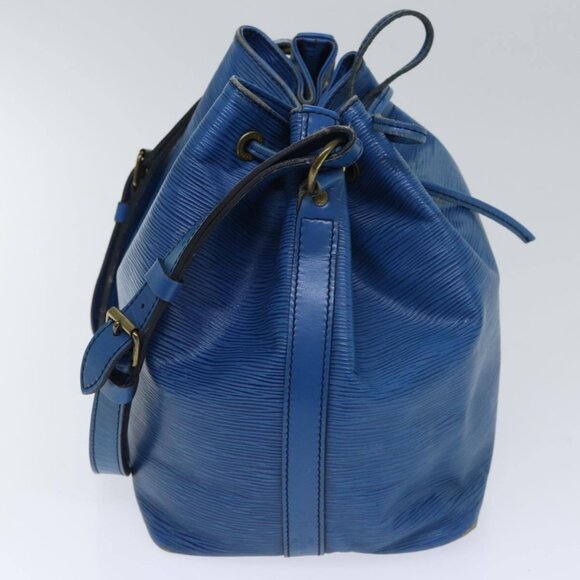 LOUIS VUITTON Epi Noe Shoulder Bag Toledo Blue LV Auth - Picture 4 of 16